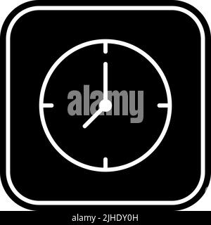The essentials clock . Stock Vector