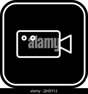 The essentials video camera . Stock Vector