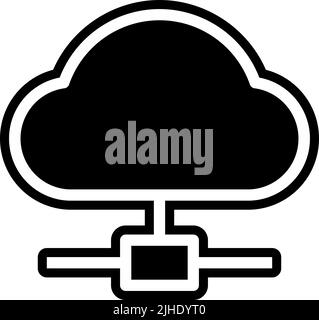 User interface cloud computing . Stock Vector