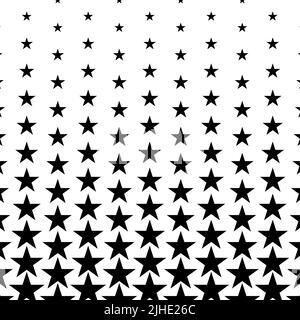 Abstract halftone stars background. Vector illustration Stock Vector