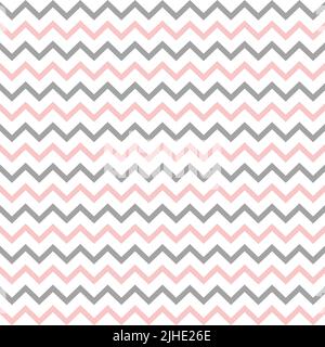 Chevron seamless pattern. Zigzag background, vector illustration Stock Vector