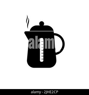 Kettle icon isolated on white background. Vector illustration Stock Vector