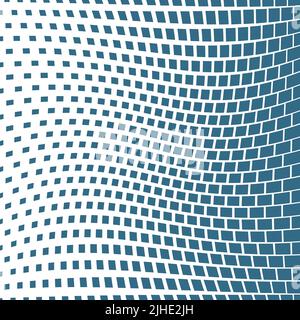 Abstract geometric square halftone background. Vector illustration Stock Vector