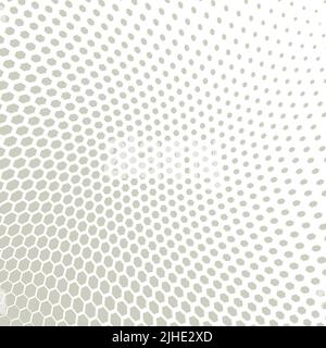 Abstract hexagonal halftone background. Vector illustration Stock Vector