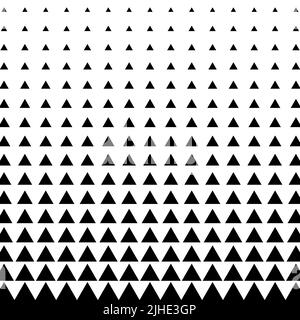 Abstract geometric triangle halftone background. Vector illustration Stock Vector