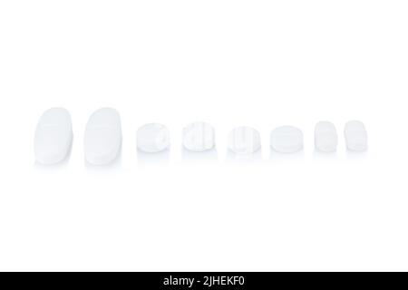 cigarette ash ashtray isolated on white background. Stock Photo