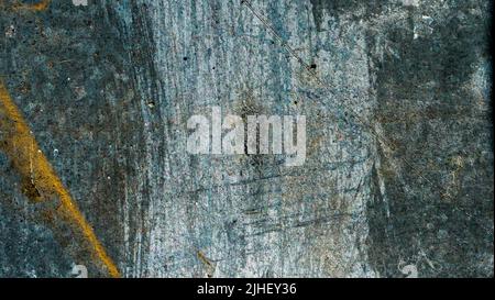 Artistic grunge dark blue metal, rusty metal background, dirty and stained metal, art product with abstract art. grunge, soft color. Abstraction art f Stock Photo