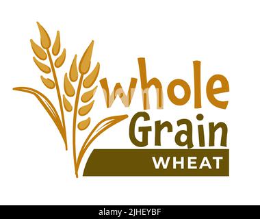 Agriculture wheat Logo Template vector icon design Stock Vector