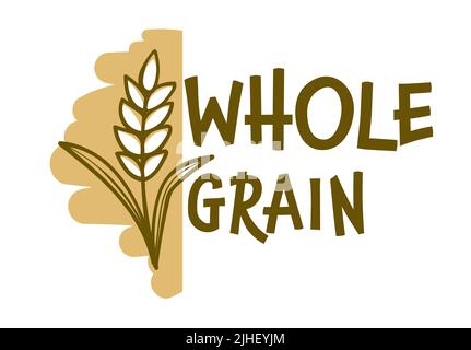 Agriculture wheat Logo Template vector icon design Stock Vector