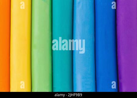 clay. plasticine. wall. texture. Stock Photo