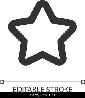 Click star button icon simple vector. Customer review. User support ...