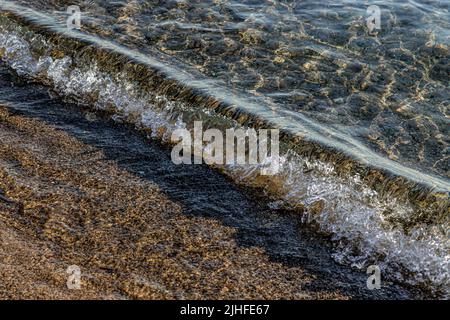 close up sand and sea Stock Photo