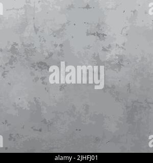Vector texture gray rough wall, gray texture chaotic rough plaster, vector textured stucco background Stock Vector