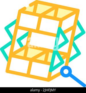 box kite color icon vector illustration Stock Vector