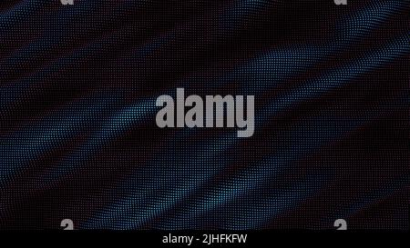 waves of colorful points. Digital data splash of point array. Futuristic smooth glitch UI element Stock Vector