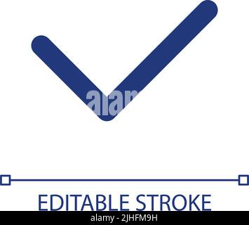 Check mark pixel perfect RGB color ui icon Stock Vector