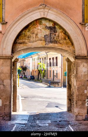 Porta Sant'Antonio, Sulmona, Italy Stock Photo