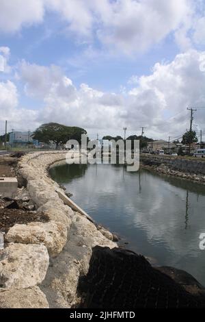 Photo of completed Constitution River in Bridgetown Barbados Stock ...