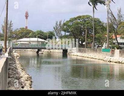 Photo of completed Constitution River in Bridgetown Barbados Stock ...