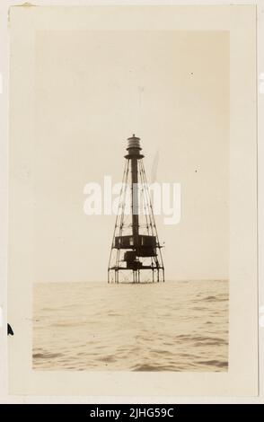 Florida - Sombrero Key. Sombrero Key Light Station, Florida. Stock Photo