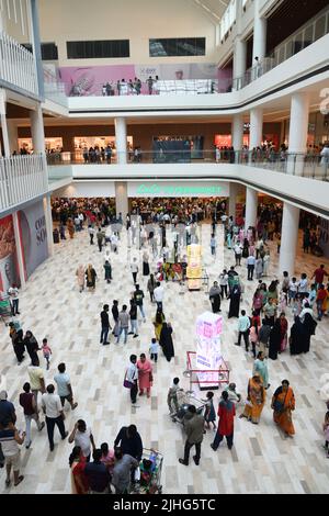 Lulu Hypermarket of Lulu Mall in Lucknow, Uttar Pradesh, India. Stock Photo