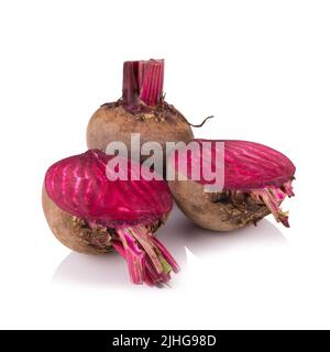 Beetroot isolated on white background. Stock Photo