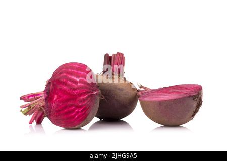 Beetroot isolated on white background. Stock Photo