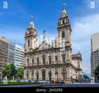 Igreja de Nossa Senhora da Candelária, Praça Pio X, Centro, Rio de Janeiro, Brazil Stock Photo