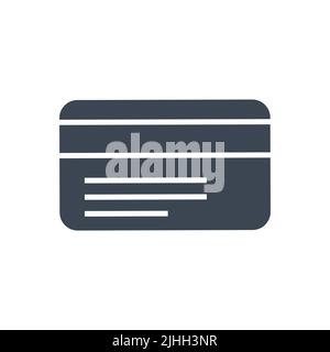 Credit card related vector glyph icon Stock Vector