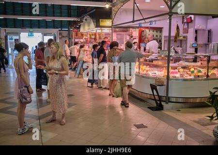 Central Market in Florence Italy Stock Photo