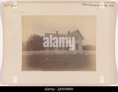 NY - Oak Orchard. Oak Orchard Light Station, New York. Stock Photo