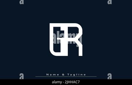 Alphabet letters Initials Monogram logo GR , RG Stock Vector