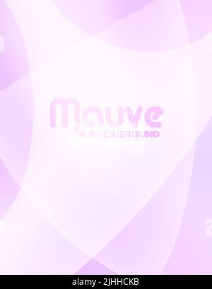 Abstract light mauve background with translucent rounded shapes. Minimal subtle vector graphic pattern Stock Vector