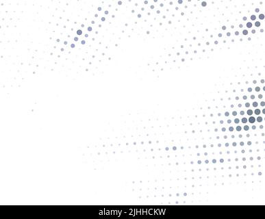Simple dotted background with halftone effect. Minimal vector graphic pattern Stock Vector