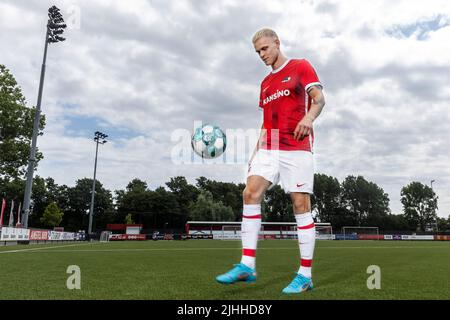 ALKMAAR, NETHERLANDS JULY 14 Jens Odgaard AZ poses during the annual