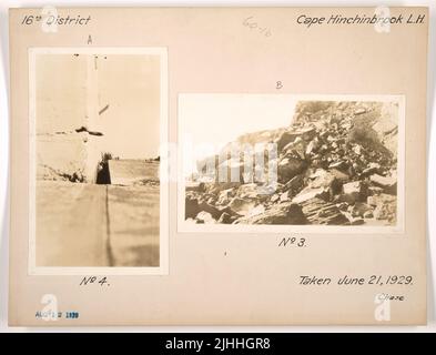 AK - Cape Hinchinbrook. Cape Hinchinbrook Light Station, Alaska. #3. Stock Photo