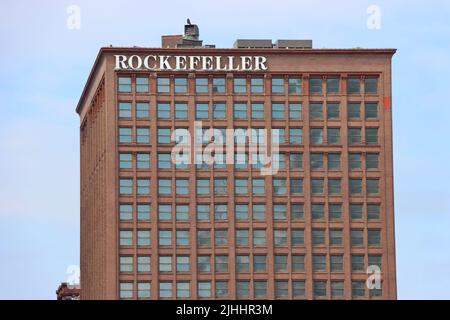 Rockefeller building in Cleveland, June 2022 Stock Photo