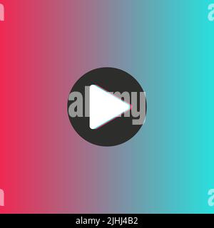 Play button sign vector illustration. Web design Stock Vector