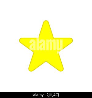 Star logo vector isolated on white background. Stock Vector