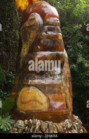 Amber Cove Jurassic Park Island,Amber Museum Dominican Republic Stock