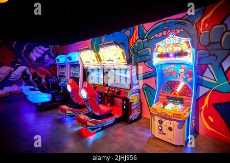 Stockport Light Cinema at Redrock interior Stock Photo - Alamy