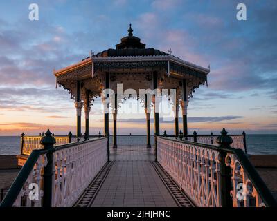 Brighton sea front bandstand Stock Photo