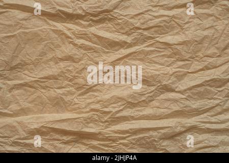 Brown paper background with rough texture and crumpled surface Stock Photo