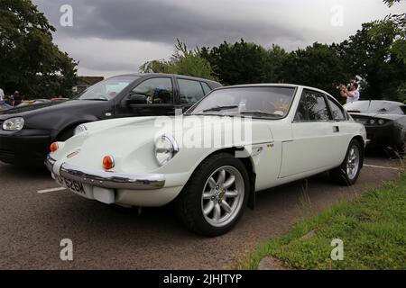 Ginetta G21 S in White. Stock Photo