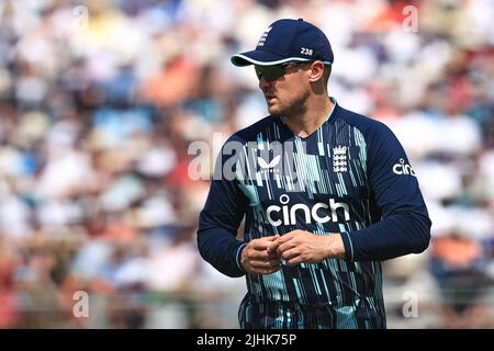 Jason Roy of England during the game  in Chester-le-street, United Kingdom on 7/19/2022. (Photo by Mark Cosgrove/News Images/Sipa USA) Stock Photo