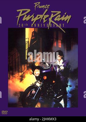 PRINCE POSTER, PURPLE RAIN, 1984 Stock Photo