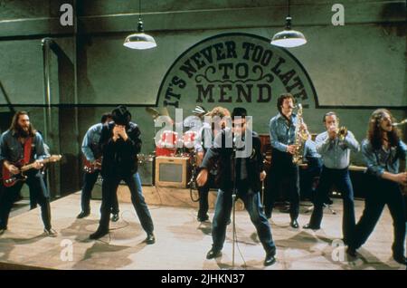 DAN AYKROYD, JOHN BELUSHI, THE BLUES BROTHERS, 1980 Stock Photo