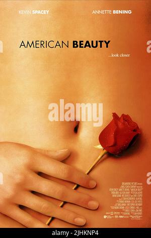 AMERICAN BEAUTY, FILM POSTER, AMERICAN BEAUTY, 1999 Stock Photo