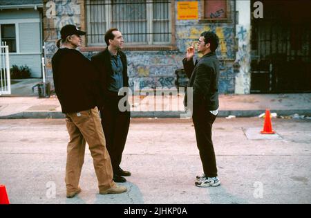 JOEL SCHUMACHER, NICOLAS CAGE, JOAQUIN PHOENIX, 8MM, 1999 Stock Photo