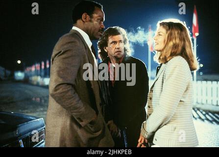 DANNY GLOVER, MEL GIBSON, RENE RUSSO, LETHAL WEAPON 3, 1992 Stock Photo